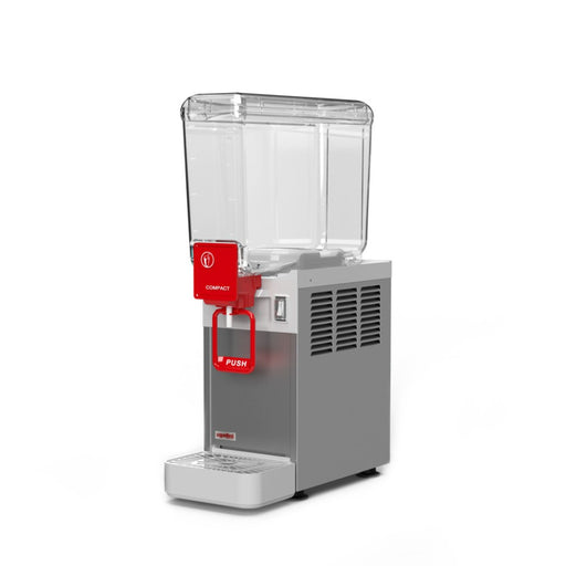 Arctic Compact 8-1 – distributeur de boissons froides 8 L vue de côté avec cuve unique transparente

