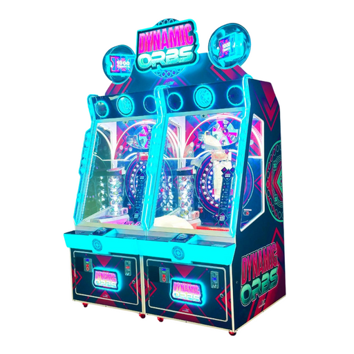 Vue de droite du jeu d'arcade Dynamic Orbs de la marque Unis.