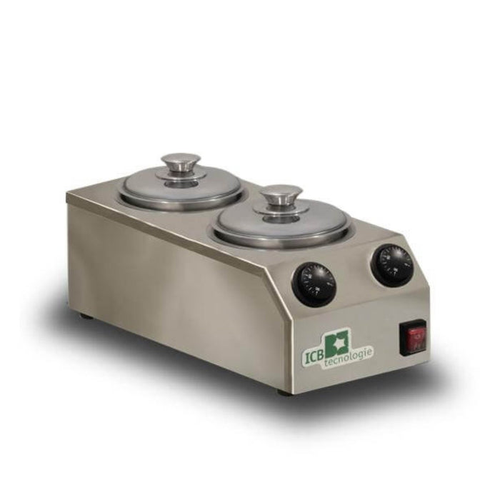 CarapHot Mini 2 - Double Cuve de Fonte de Chocolat Professionnelle ICB Tecnologie - 2x 2 L