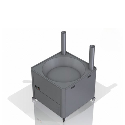 Friteuse à churros automatique à gaz 38 litres modèle FGAUT100 fabriquée par Inhospan.