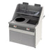 Friteuse SOFINOR Santana 1 cuve ronde + 1 cuve carrée avec aspiration – gaz propane