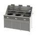 Friteuse SOFINOR Santana 2 cuves rondes + 1 cuve carrée – gaz propane