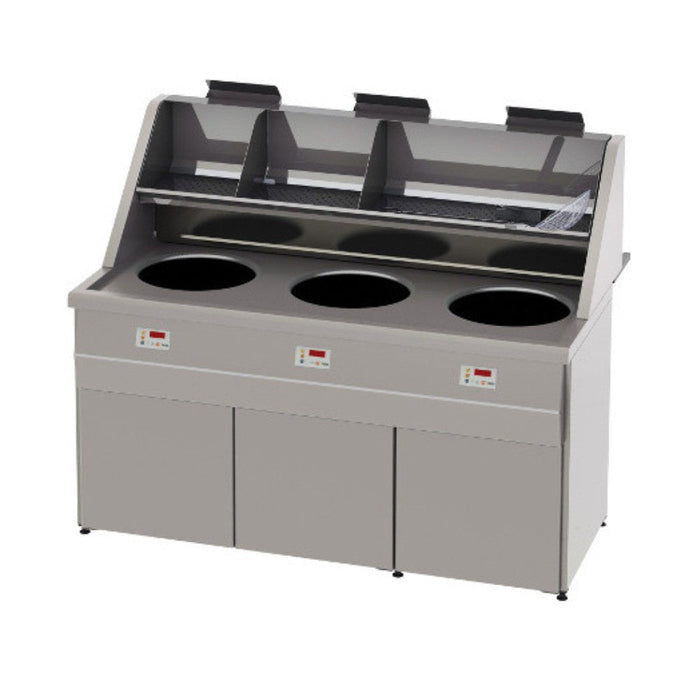 Friteuse SOFINOR Santana 3 cuves rondes – gaz propane