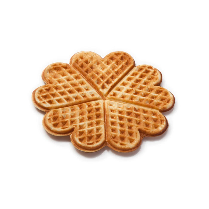 Gaufre en forme de cœur