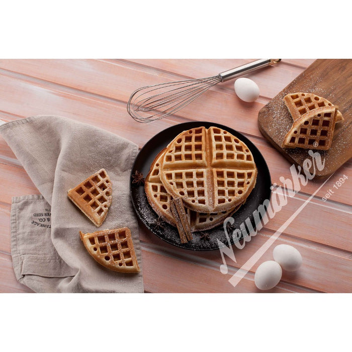 Gaufre américaine servie sucre et cannelle