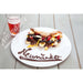 Gaufre cœur garnie de chocolat, fruits rouges et toppings colorés