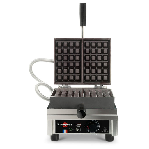 Gaufrier professionnel Krampouz 90° avec plaques 4x6 pour gaufres de Bruxelles