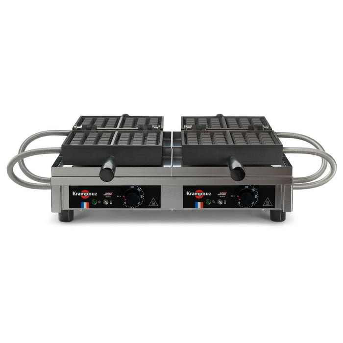 Gaufrier professionnel Krampouz double avec plaques 3x5 pour gaufres Bruxelles