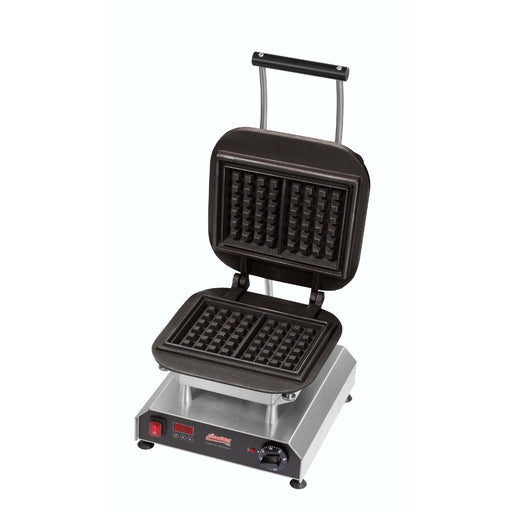 Gaufrier Thermocook® en inox avec plaques Gaufres Lorraine en fonte
