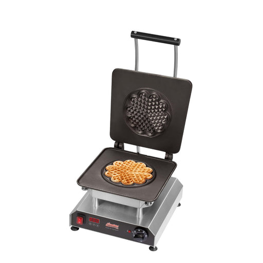 Gaufrier Thermocook® avec gaufre petits cœurs en présentation