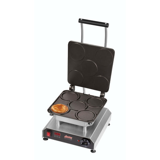 Appareil professionnel Neumarker avec plaques pancakes – cuisson de 1 pancake doré