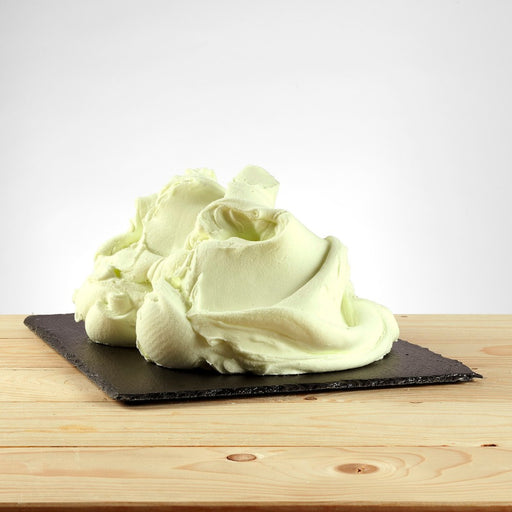 Glace citron vert PreGel sur planche, texture sorbet rafraîchissante