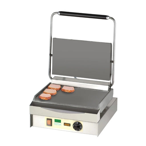 Grill panini professionnel Neumärker Chopper avec plaques lisses – 360 × 230 mm