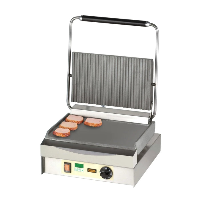 Contact grill panini professionnel Chopper Neumärker avec minuterie - Surface cuisson 360 x 230 mm