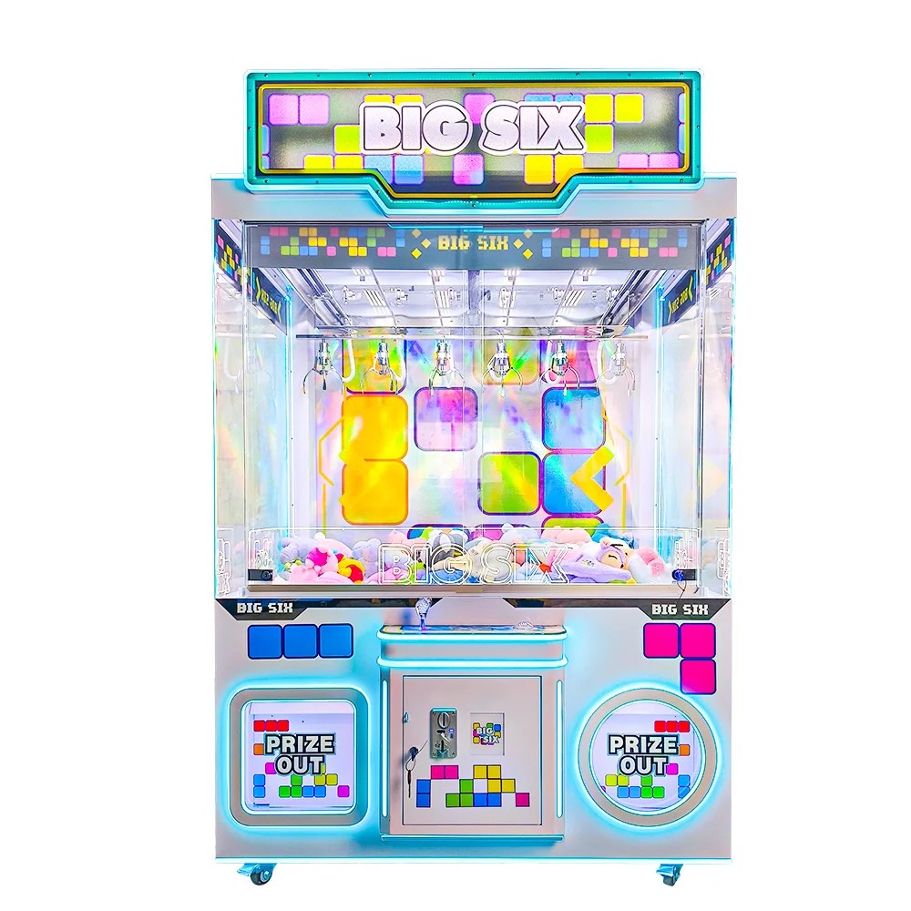 BIG SIX | Machine à pinces 6 grappins pour salles d’arcade ...