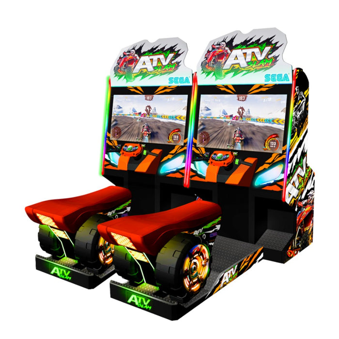 Jeu d'arcade ATV SLAM 2 joueurs de la marque Sega.