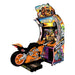 Jeu d'arcade Super Bike 3 version orange fabriqué par Raw Thrills.