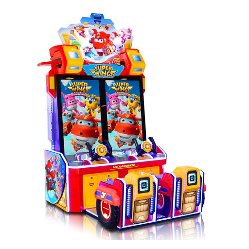 Jeu d'arcade Superwings Skyrocket fabriqué par Ace Amusement.