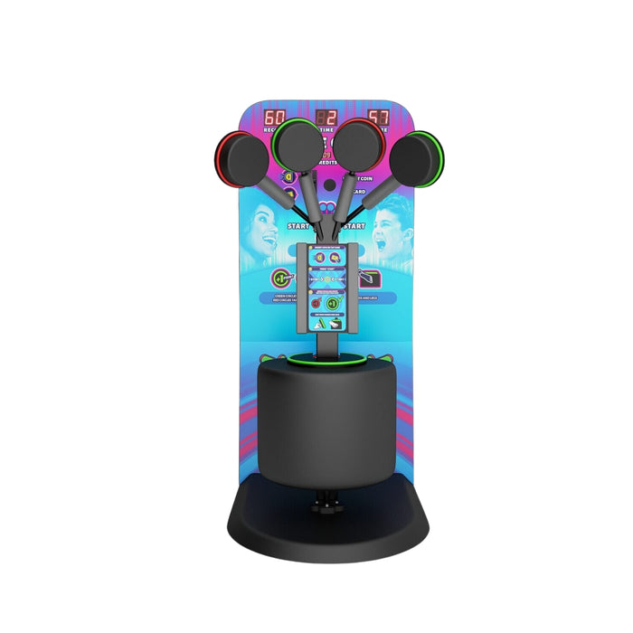 MMA Hit The Green Slim – Jeu de réflexe MMA compact pour salles d’arcade et salles de sport