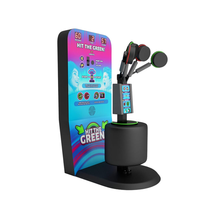 MMA Hit The Green Slim – Jeu de réflexe MMA compact pour salles d’arcade et salles de sport