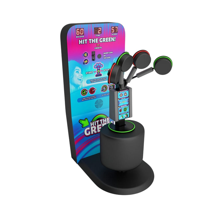MMA Hit The Green Slim – Jeu de réflexe MMA compact pour salles d’arcade et salles de sport