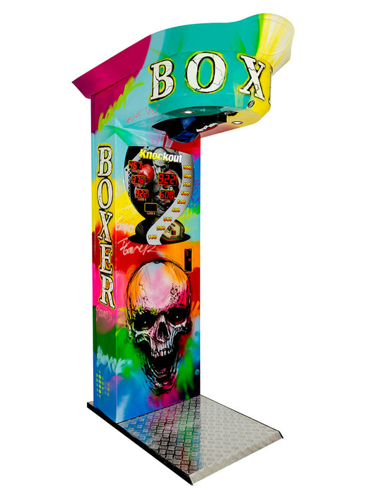 Machine à coup de poing Boxer Airbrush Skull Multiplayer de la marque Jakar.