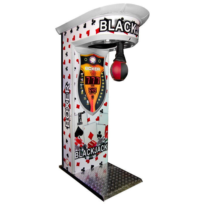 Boxer Blackjack - Machine à coup de poing forain - Jeu de force pour salle d'arcade