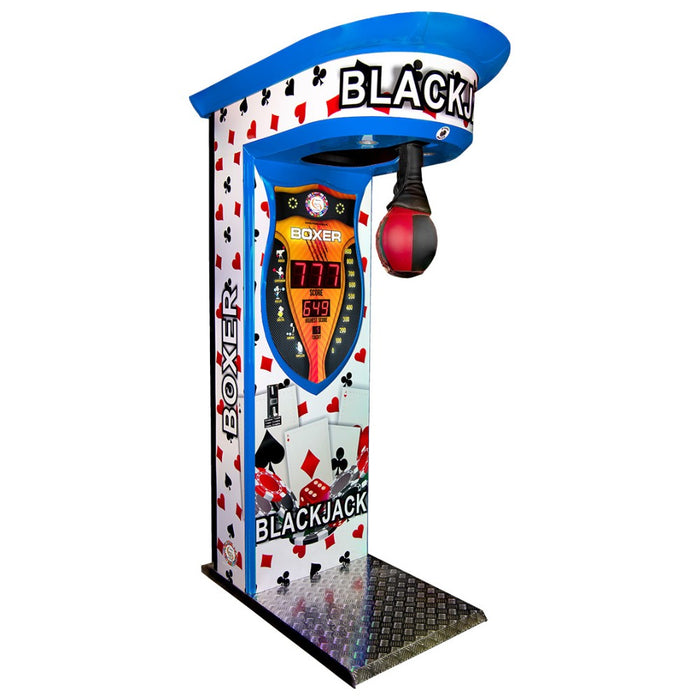 Boxer Blackjack - Machine à coup de poing forain - Jeu de force pour salle d'arcade