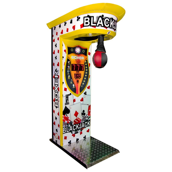 Boxer Blackjack - Machine à coup de poing forain - Jeu de force pour salle d'arcade