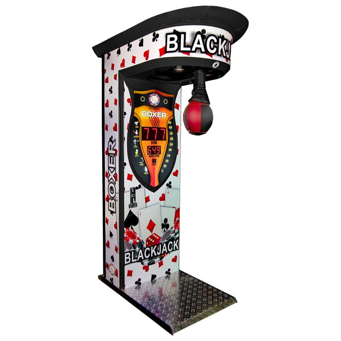 Boxer Blackjack - Machine à coup de poing forain - Jeu de force pour salle d'arcade