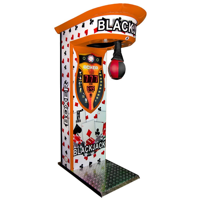 Boxer Blackjack - Machine à coup de poing forain - Jeu de force pour salle d'arcade