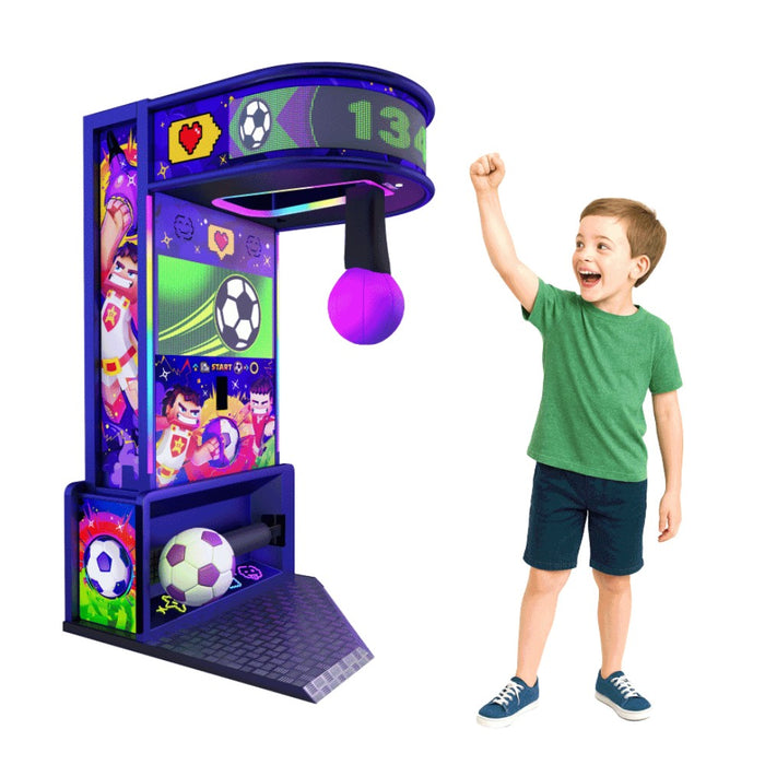 Combo Boxer Kids - Machine à coup de poing 2 en 1 - Jeu de force ludique pour enfants