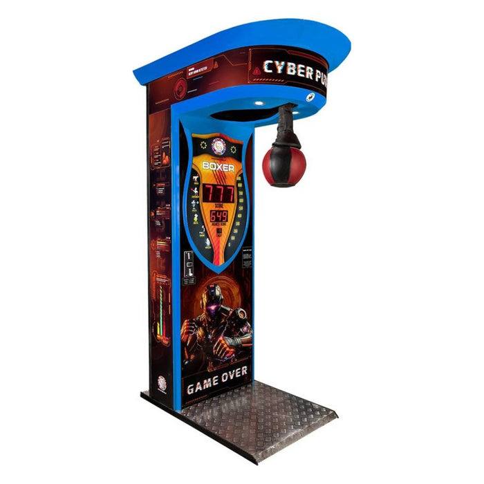 Cyber Punch - Machine à coup de poing forain - Jeu de force pour salle d'arcade