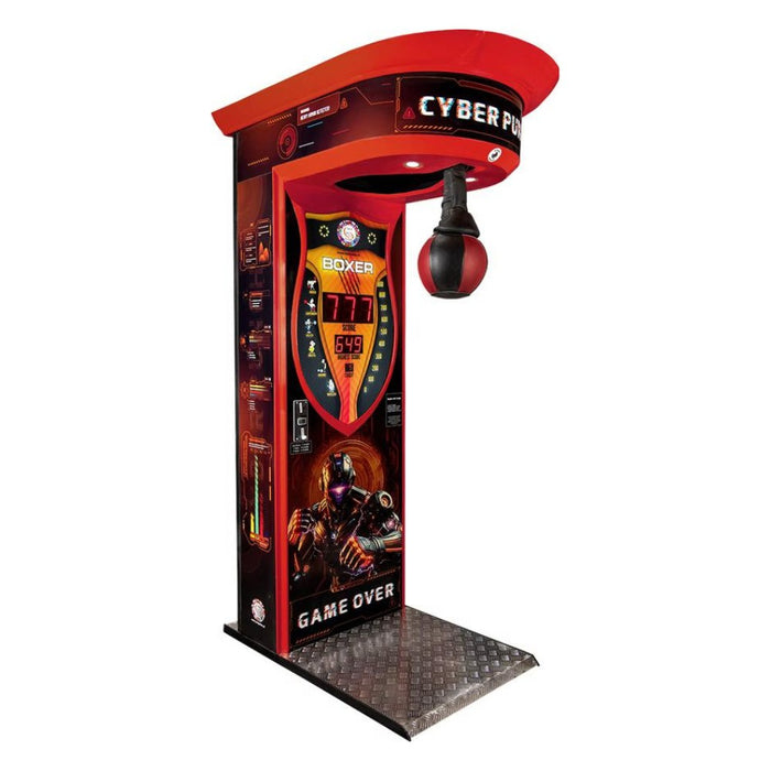 Cyber Punch - Machine à coup de poing forain - Jeu de force pour salle d'arcade