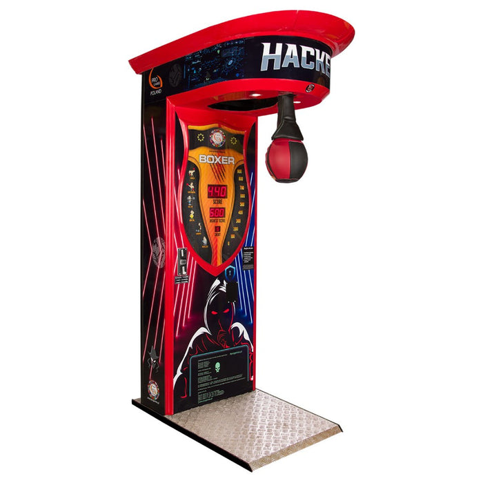 Boxer Hacker - Machine à coup de poing forain - Jeu de force pour salle d'arcade