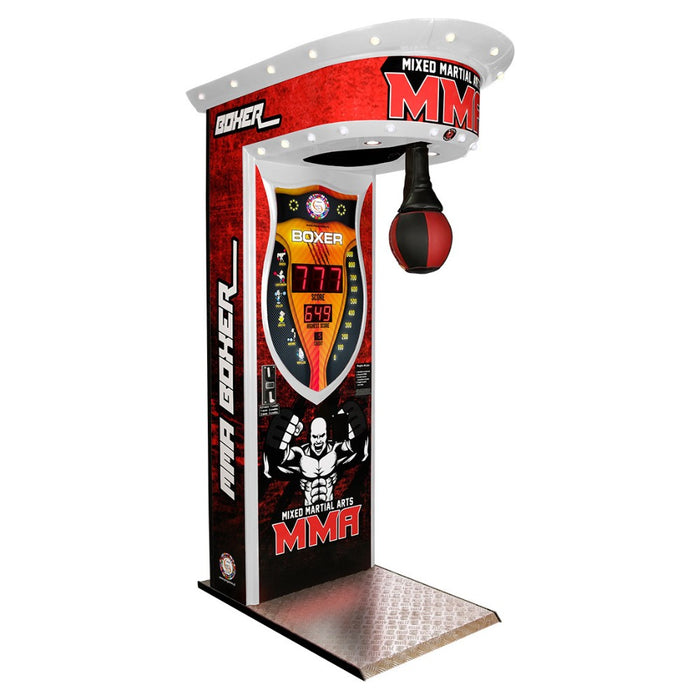 Boxer MMA Led - Machine à coup de poing forain - Jeu de force pour salle d'arcade