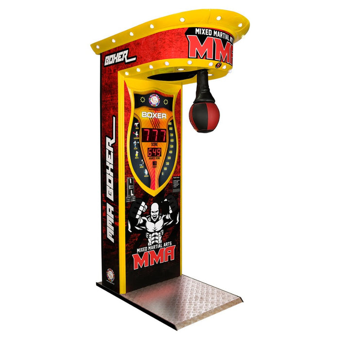Boxer MMA Led - Machine à coup de poing forain - Jeu de force pour salle d'arcade