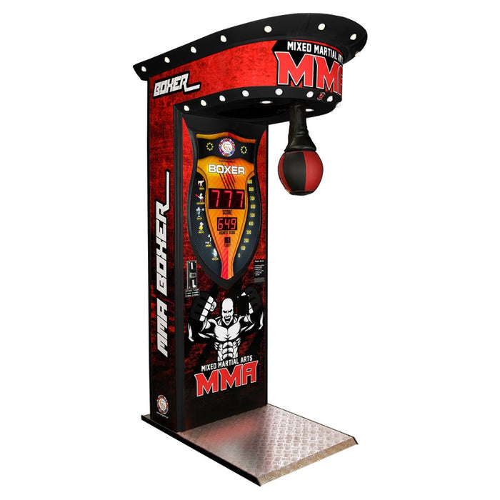Boxer MMA Led - Machine à coup de poing forain - Jeu de force pour salle d'arcade