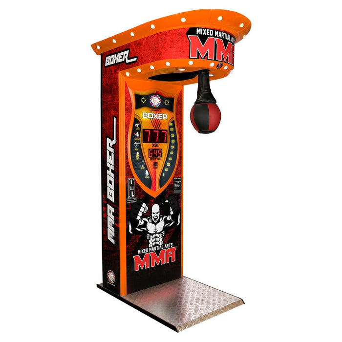 Boxer MMA Led - Machine à coup de poing forain - Jeu de force pour salle d'arcade