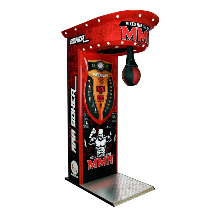 Machine à coup de poing forain Boxer MMA LED de la marque Progames.