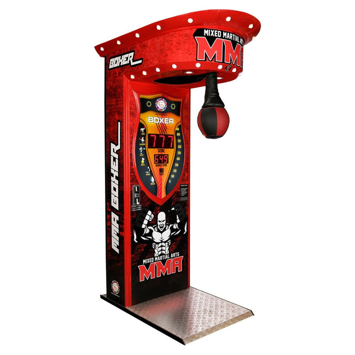 Boxer MMA Led - Machine à coup de poing forain - Jeu de force pour salle d'arcade
