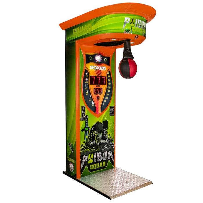 Boxer Poison Squad - Machine à coup de poing forain - Jeu de force pour salle d'arcade