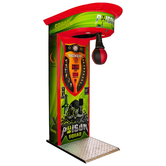 Boxer Poison Squad - Machine à coup de poing forain - Jeu de force pour salle d'arcade