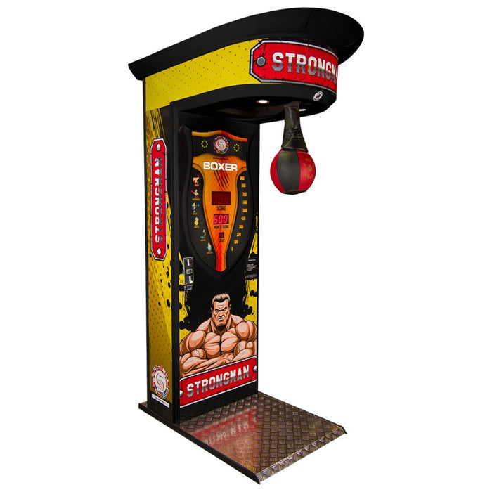 Boxer Strongman - Machine à coup de poing forain - Jeu de force pour salle d'arcade