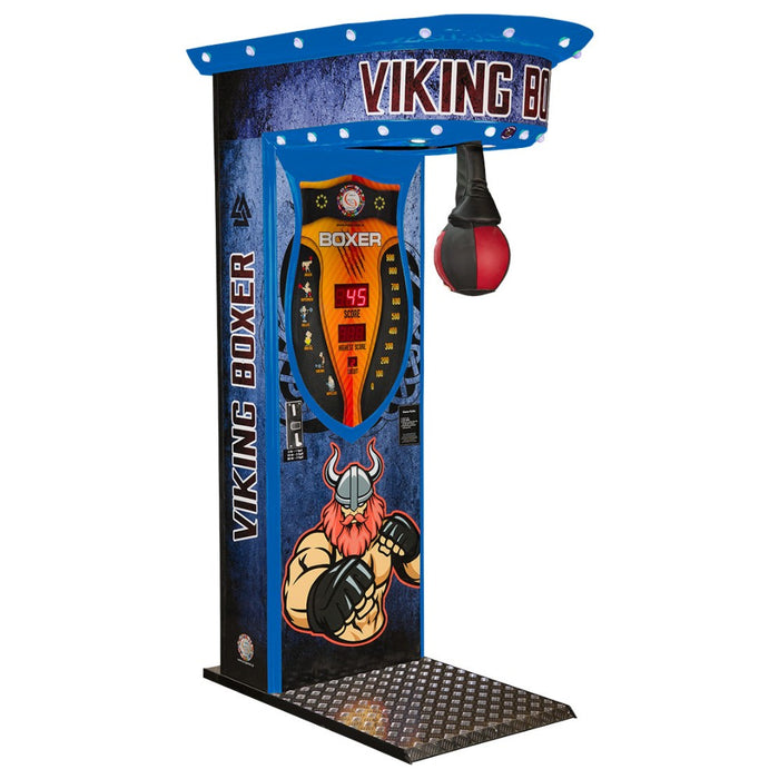 Boxer Viking Led - Machine à coup de poing forain - Jeu de force pour salle d'arcade