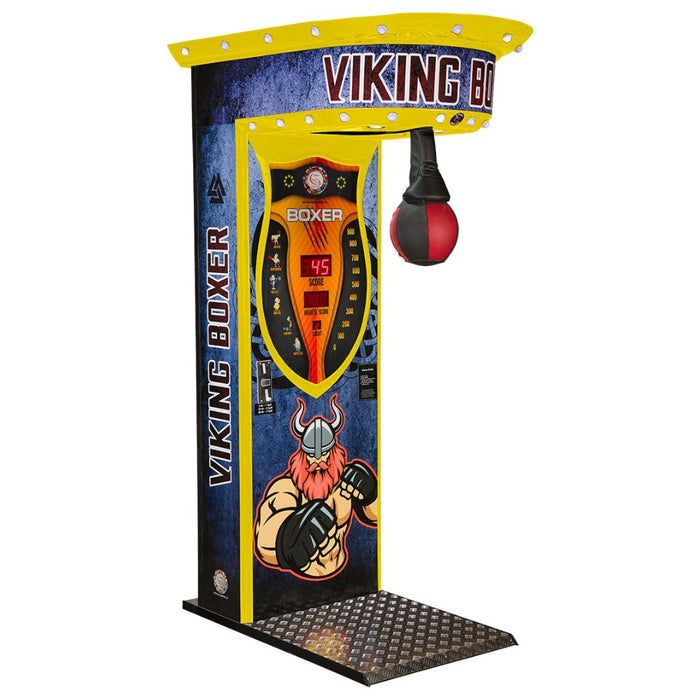 Boxer Viking Led - Machine à coup de poing forain - Jeu de force pour salle d'arcade