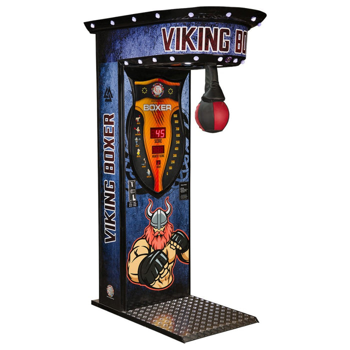 Boxer Viking Led - Machine à coup de poing forain - Jeu de force pour salle d'arcade