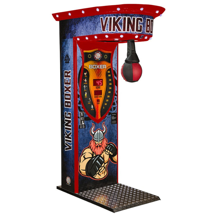 Boxer Viking Led - Machine à coup de poing forain - Jeu de force pour salle d'arcade