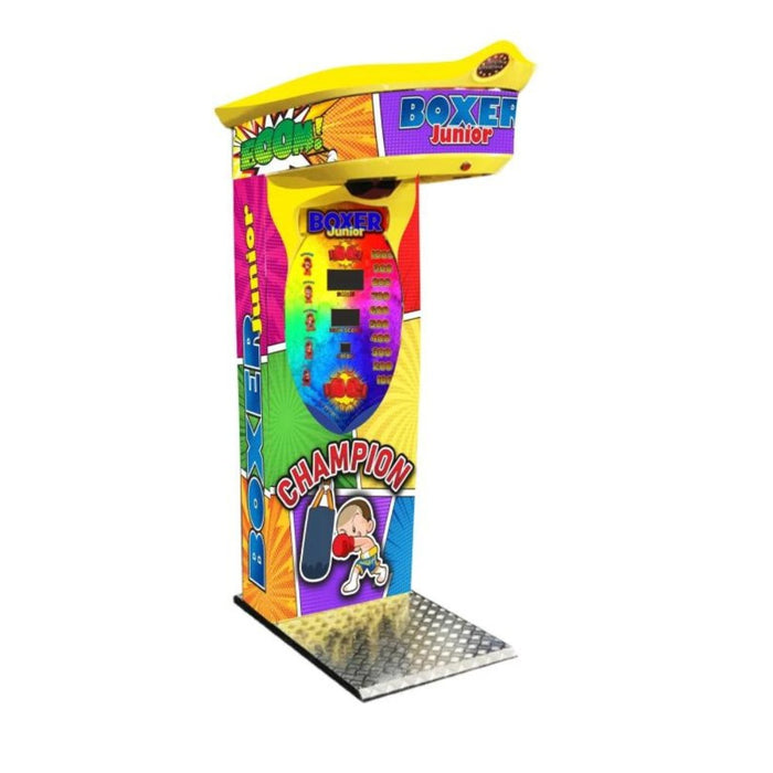 Machine à coup de poing pour enfants modèle BOXER JUNIOR jaune de la marque Natpol.