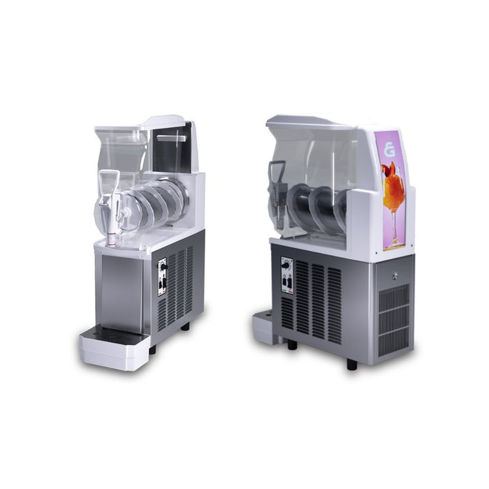 Vue arrière de la machine à granita Blizzard 1.